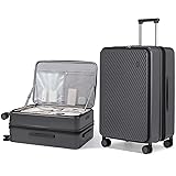 mixi 24 Inch Large Expandable Checked Luggage PC