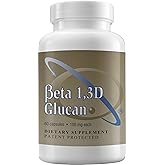 Transfer Point Yeast-Derived Beta 1,3D Glucan (1,3/1,6 B-Glucans) 200mg, Minimum 85% Beta Glucan Content, Non-GMO, Vegetarian, All-Natural Immune Support, 60 Capsules
