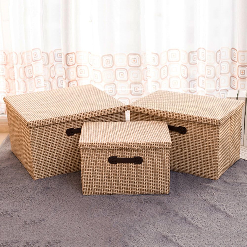 BOXLeader Aufbewahrungsbox 3-Pack Zusammenklappbare Faltbox Organizer