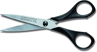Victorinox Haushalts-/ Bastelschere, 16 cm Gesamtlänge, Kunststoffgriff, Edelstahl, Rostfrei, schwarz