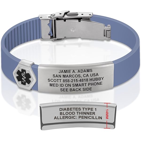 Uloveido Medical ID Bracelets in Daily Living Aids