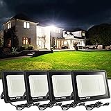 MUCLUD 4Pack LED Flood Light Outdoor,100W LED Work