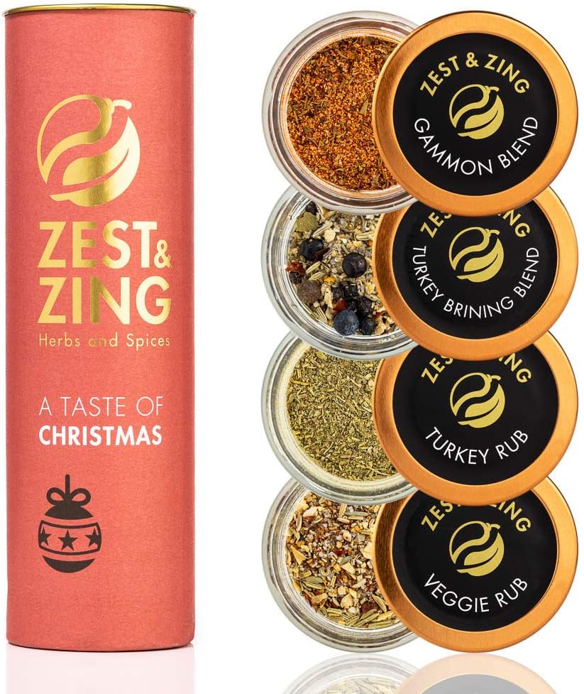 Christmas Spice Gift Set (Turkey Rub, Stuffing, Veggies ...