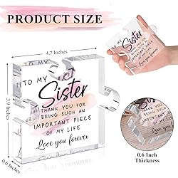 LukieJac Sister Gifts from Sister - Unique Sister
