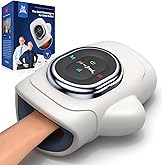 BOB AND BRAD Hand Massager with Heat and Compression, Individual Fingers, FSA-HSA Eligible, Cordless Portable HandSpa Pro Hand Massager for Arthritis and Carpal Tunnel, Pain Relief
