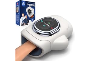 BOB AND BRAD Hand Massager with Heat and Compression, Individual Fingers, FSA-HSA Eligible, Cordless Portable HandSpa Pro Hand Massager for Arthritis and Carpal Tunnel, Pain Relief, Christmas Gift
