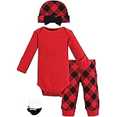 Hudson Baby Unisex Thermal Preemie Layette Set 4pc Short Sleeve Outfit