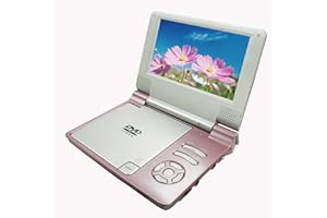 Sylvania SDVD7015 7 Inch Portable DVD Player (Pink)