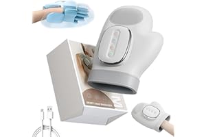 Hand Massager, 2026 New Hand Massager with Heat and Compression, Smart Finger Massagers Glove with 3 Massage Modes & 5 Intens