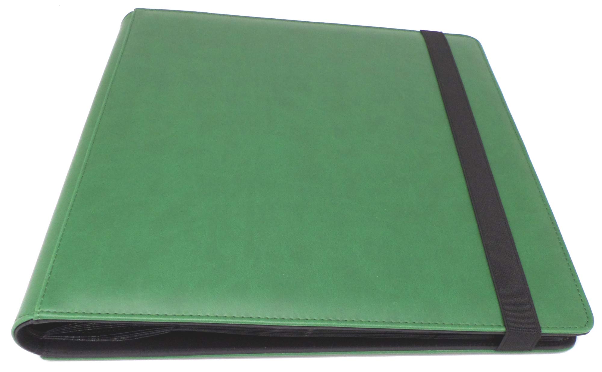 docsmagic.de Pro-Player Premium 12/24-Pocket Playset Album Dark Green - 480 Card Binder - MTG - PKM - YGO