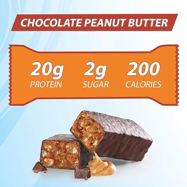 PURE PROTEIN–HIGH PROTEIN BAR CHOCOLATE PEANUT BUTTER–PROTEIN BARS–20 GRAMS OF PROTEIN PER BAR–GLUTEN FREE–6-1.76-OUNCE BARS