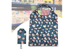 Reusable Foldable Shopping Bags Machine Washable Grocery Bags