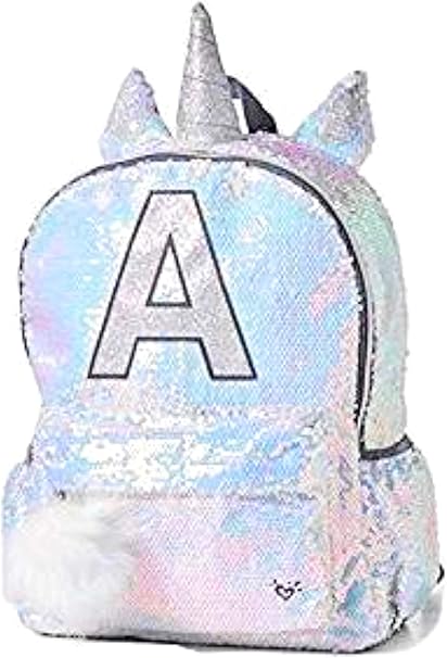 justice sequin unicorn backpack