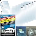 thumbnail image 2 of 9 Sheets Windshield Sticker Applicator And Blue Plastic Hand Applicator Squeegee Static Cling Window Film Clear Car Window Stickers 4 X 6 Inches Automotive Decals, Easy To Remove And Reapply 2 of 13