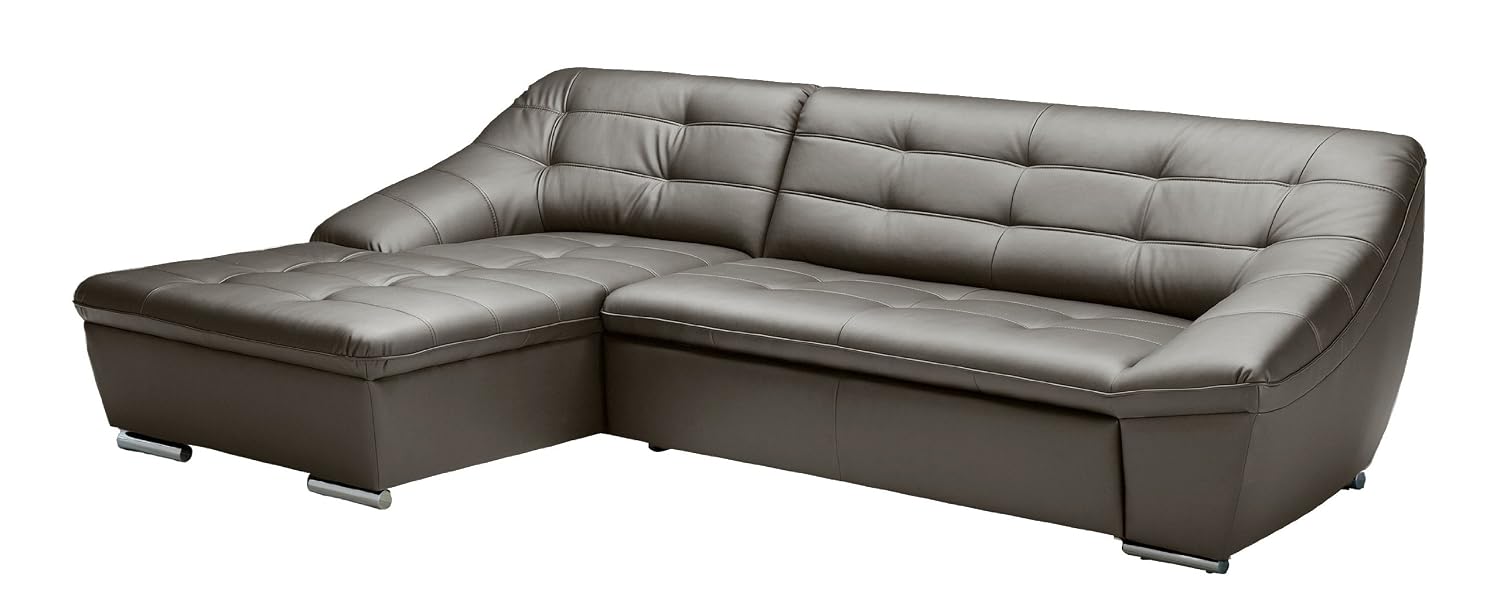 Polsterecke Lucas/Longchair-3er/165x81x287 cm/Kunstleder ...