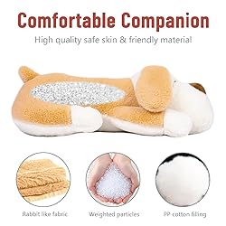 Niuniu Daddy 18" | 3 Pound Weighted Dog Stuffed