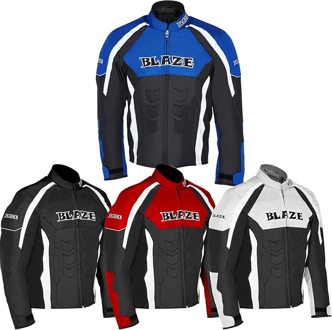 Motorcycle Riding padded Breathable Jacket Waterproof Textile Full Body