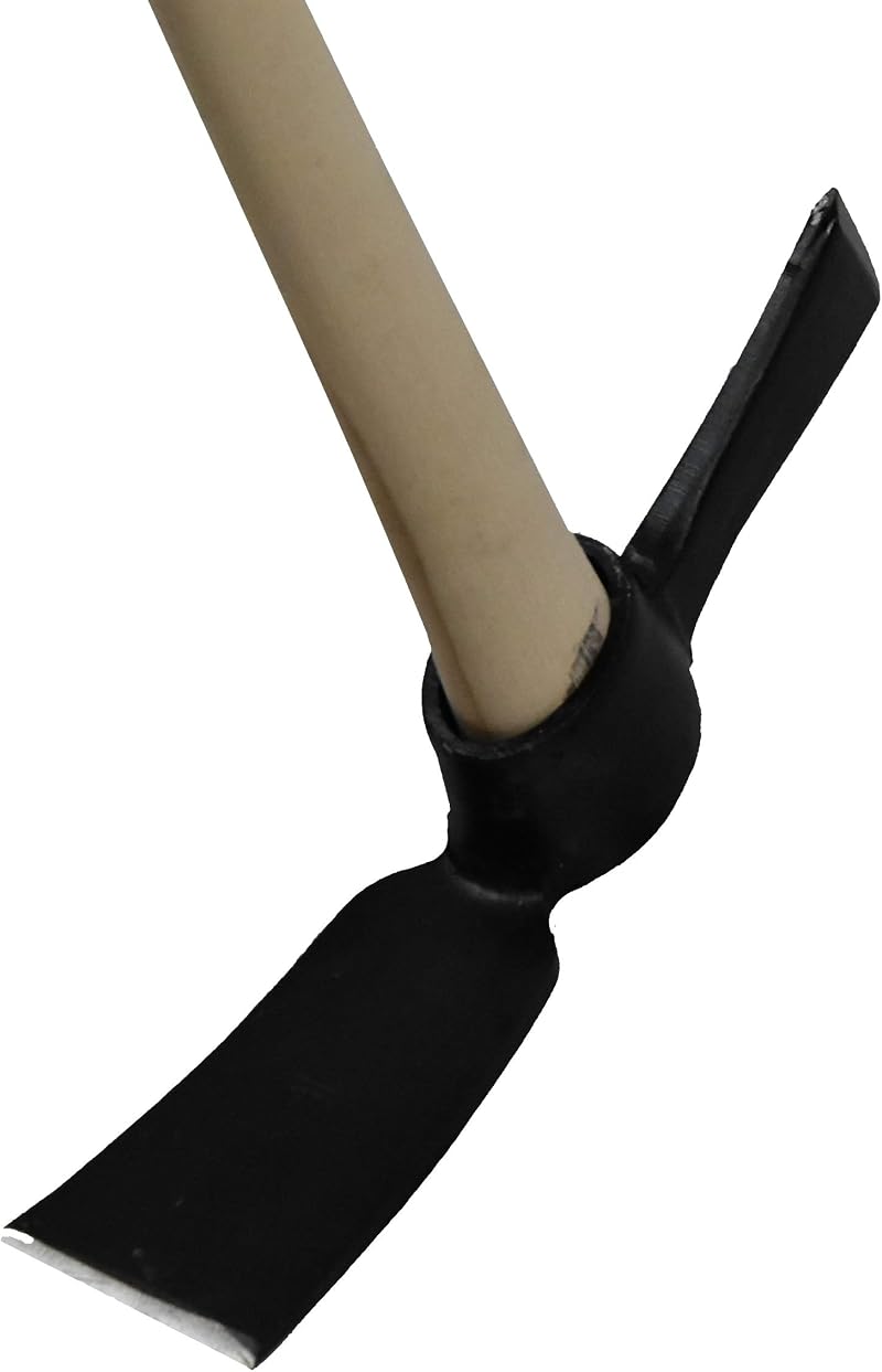 Srendi Heavy Duty Mattock 5lb Head and 36 Inch Wooden Handle