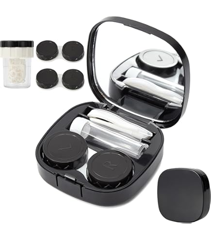 Amazon.com: Purple Supermoon Contact Lens Travel Kit Portable Cute
