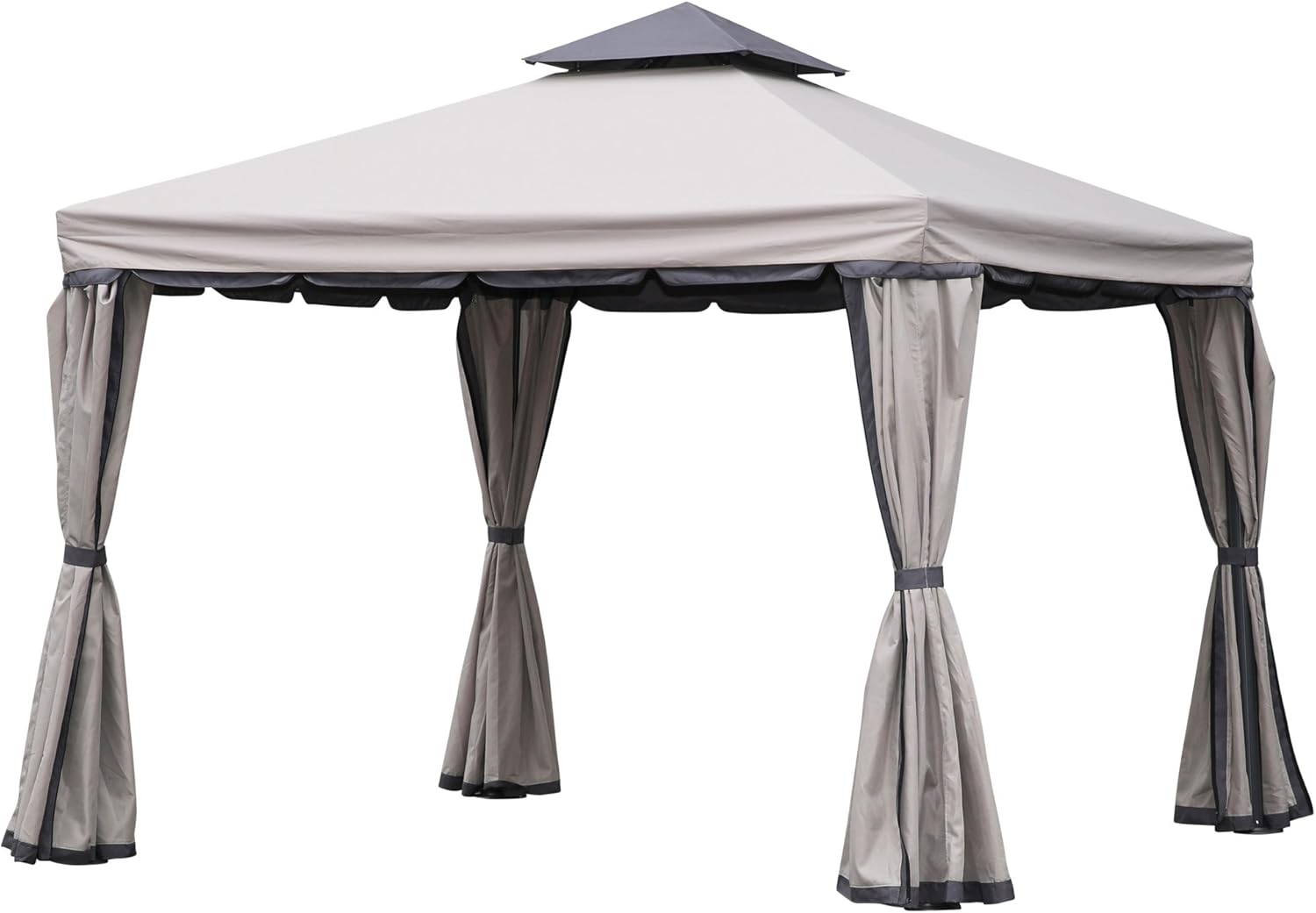 JTF Mega Discount Warehouse Roma Garden Gazebo 3m x 3m Grey Amazon.co.uk Kitchen & Home