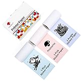 Phomemo Multicolor Self-Adhesive Thermal Paper, Glossy Printable Sticker Paper Label for Phomemo M02/M02 Pro/M02S/P2S/M03/M04S Mini Sticker Printer, 50mm x 3.5m, Diameter 28mm, 3-Rolls