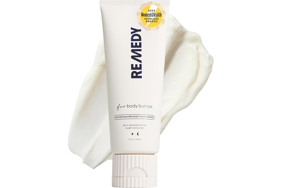 Remedy KP Body Moisturizer | Keratosis Pilaris and Chicken Skin Treatment with Retinol, Urea, Lactic Acid and Ceramides | Exfoliating and Moisturizing Lotion | By Dermatologist Dr. Shah, 7.7 fl oz