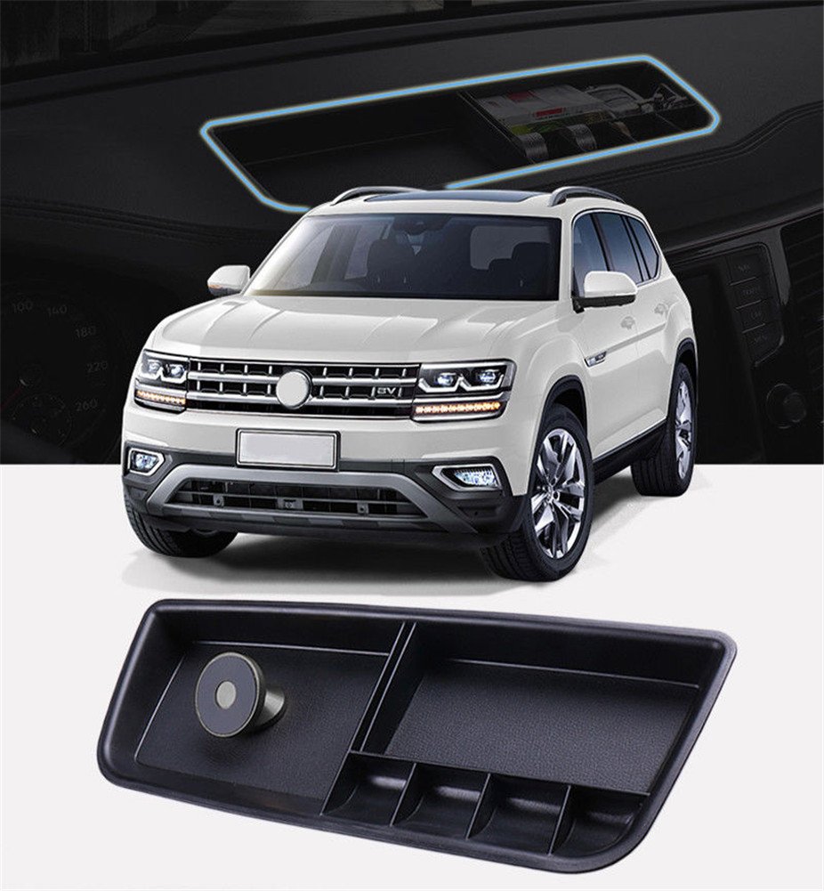 日本全国送料無料 Baodiparts 1 個 Abs プラスチック内部中央コンソール ストレージ ボックス コンテナー車アクセサリー B077zwfb4c 電話ホルダー付き 日本製 Vicka Moostash Co Il