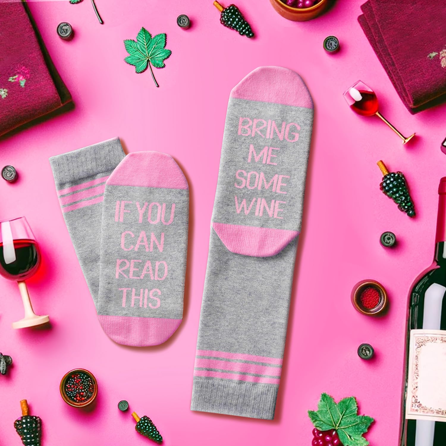 Funny Wine Socks
