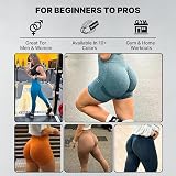 DMoose Fitness Ankle Straps for Cable Machines with D Ring One Size view 9