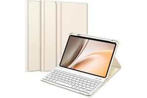 Fintie Keyboard Case for iPad Air 11-inch M3 (2025) / M2 (2024), iPad Air 5th (2022) / 4th Generation 10.9 Inch - Soft TPU Co