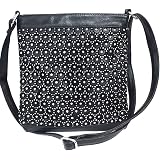 ZZFAB Glamorous Star Light Rhinestones Crossbody Bag - Bling Hobo Purse, Silver Hardware, 10x8.5x3.75 Inches - View #5