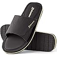 Roknemo Mens Slide Sandals Adjustable Athletic Casual Comfort Lightweight Open Toe Slides Sport Sandals with Memory Foam Soft Cushion Footbed