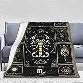Scorpio Constellation Blanket Astrology Sign Throw Blanket,Witchy Room Decor Soft Blanket Birthday for Women Men 60