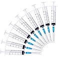 20 Pack 5ml 23G 1.0" Dispensing Measuring Tools for Liquid, Ink, Glue, Oil, Individually Packed