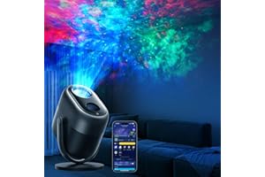 Govee Star Projector Lights, 7-Zone Colorful Nebula Effect, Work with Matter, 540ft² Coverage, LED Ceiling Lights for Bedroom, 50+ Scenes, 18 White Noise, Room Decor, Gifts for Kids, Sleep Lamp