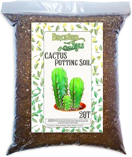 Cactus Plant Soil Mix Organic Hand Blended Cacti, Palm