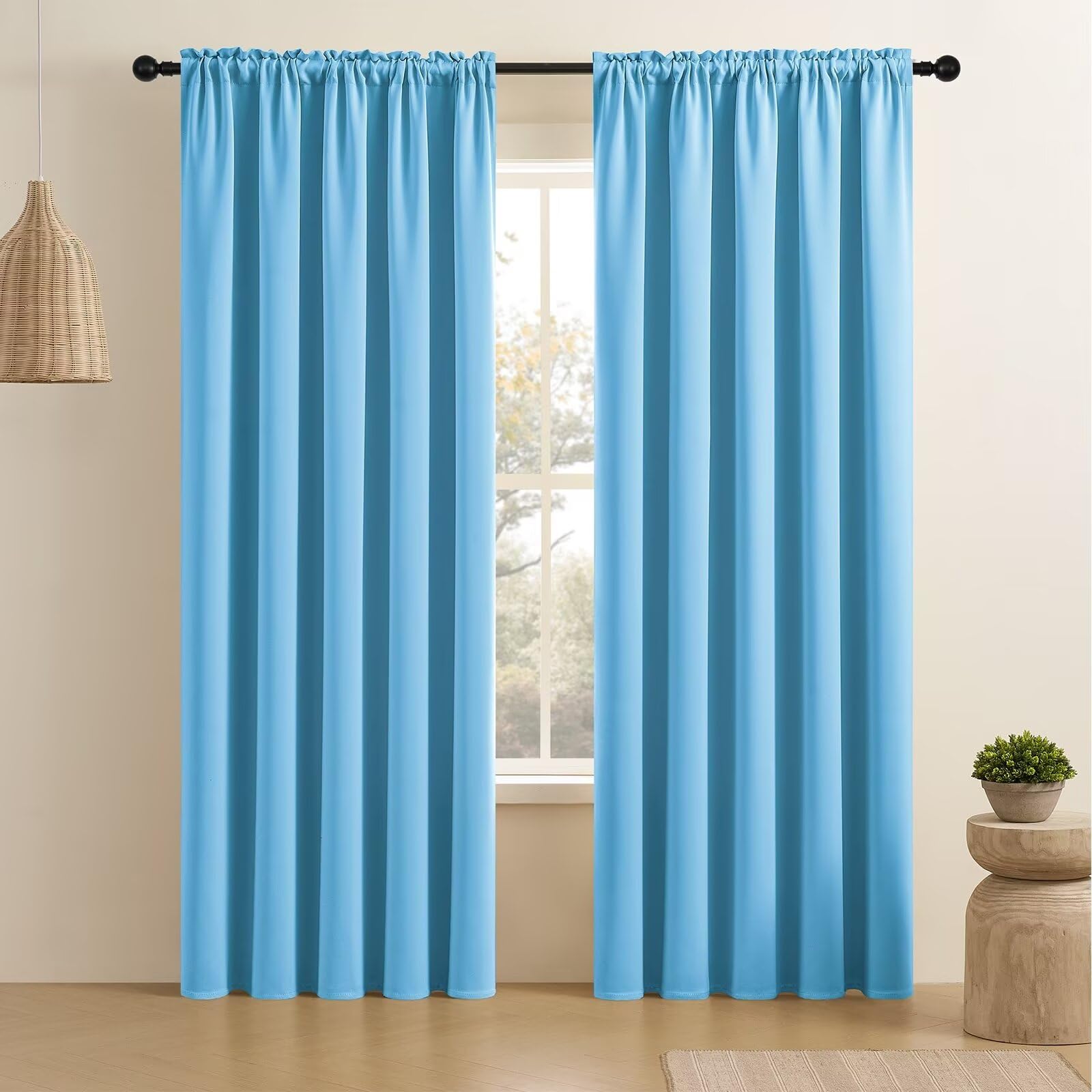 CUCRAF Custom Blackout Curtains for Bedroom Living