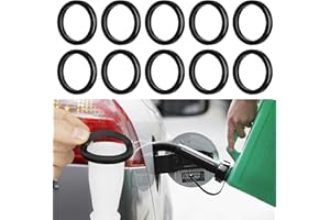 Tecledsn 10PCS Gas Can Spout Gaskets, Gas Tank Gasket, Replacement Gas Gaskets Sealing Rings Gaskets Fuel Can Spout Seal Rubber Gasket, Car Accessories Gas Can O Ring for Most Gas Can Spout