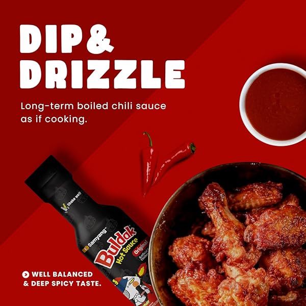 SAMYANG BULDAK HOT SAUCE – ORIGINAL, KOREAN SPICY HOT CHICKEN FLAVOR SAUCE [5.57 FL OZ (200G) X 1 PACK]