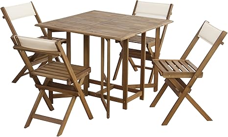 Amazon Co Jp ダイニング5点セット ガーデンチェア ガーデンテーブル 折りたたみチェア フォールディングチェア チェア 椅子 いす 折畳み 折り畳み 持ち運び ベランダ テラス カフェ アウトドア Diy 工具 ガーデン