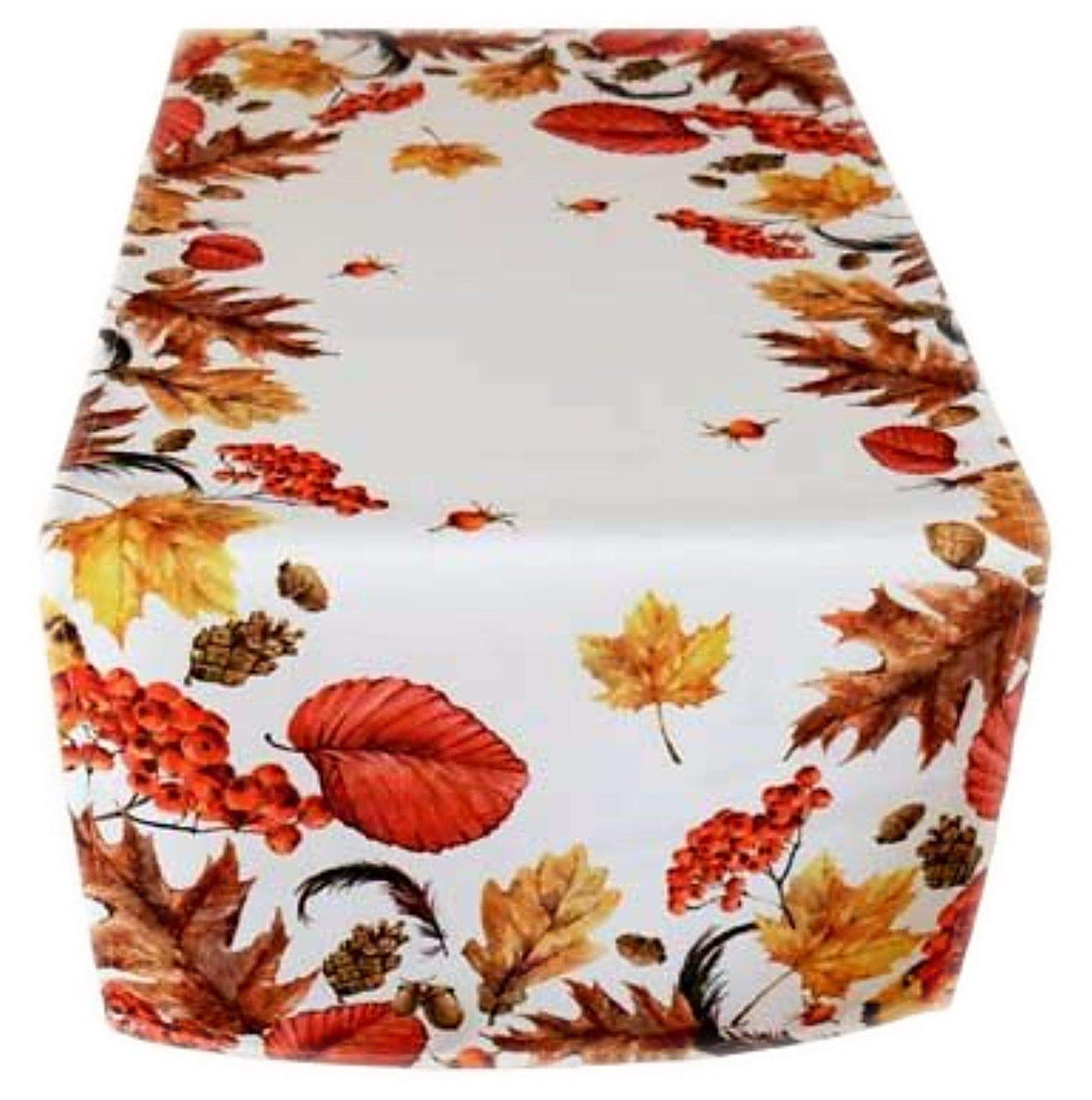 Raebel Table Cloth Autumn Easy Care Blanket Autumn Blanket Table Runner (40 x 90 cm)
