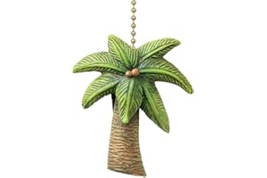 CLEMENTINE DESIGNS Tropical Palm Tree Fan Pull