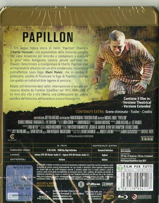 Papillon (2018) [Italia] [Blu-ray]
