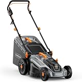 VonHaus 1600W Electric Lawn Mower 42L Bag 380mm Width 10m Cable