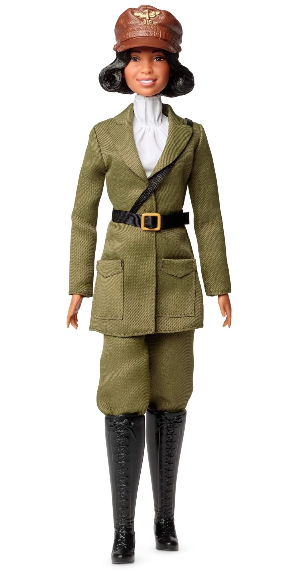 Barbie Inspiring Women Collector Series: Bessie Coleman Doll, Signature Edition, Aviator Suit, Displayable Packaging, HJX36