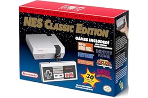LENPOS Video Gaming Console Mini NES Classic Edition System, Pre-Loaded 30 Original Official NES Games