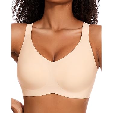 YWLINK Lot Soutien-Gorge Quotidien Grande Taille - Brassière Douce Sans Couture Avec Coussinets Amovibles - Respirant Yoga
