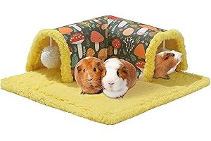 ROYALAY Guinea Pig Hideout, Removable Guinea Pig Tunnel with Non-Slip Desgin, Guinea Pig House Rabbit Hideout Accessories, Small Animal Hideaway for Hamster Ferret Rabbit Bunny