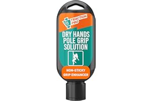 TRACTION PRO Dry Hands Pole Grip for Pole Dancing 2fl.oz-8.5fl.oz Transparent Pole Dance Grip Enhancer - Mess Free Dry Grip for Hands - Pole Grip Dry Hands, Tennis Grip, Gamer Grip, Golf, Gym Pro Grip