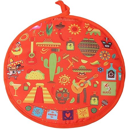 DOKKIA - Calentador de tortillas de 12 pulgadas, bolsa de tela ...